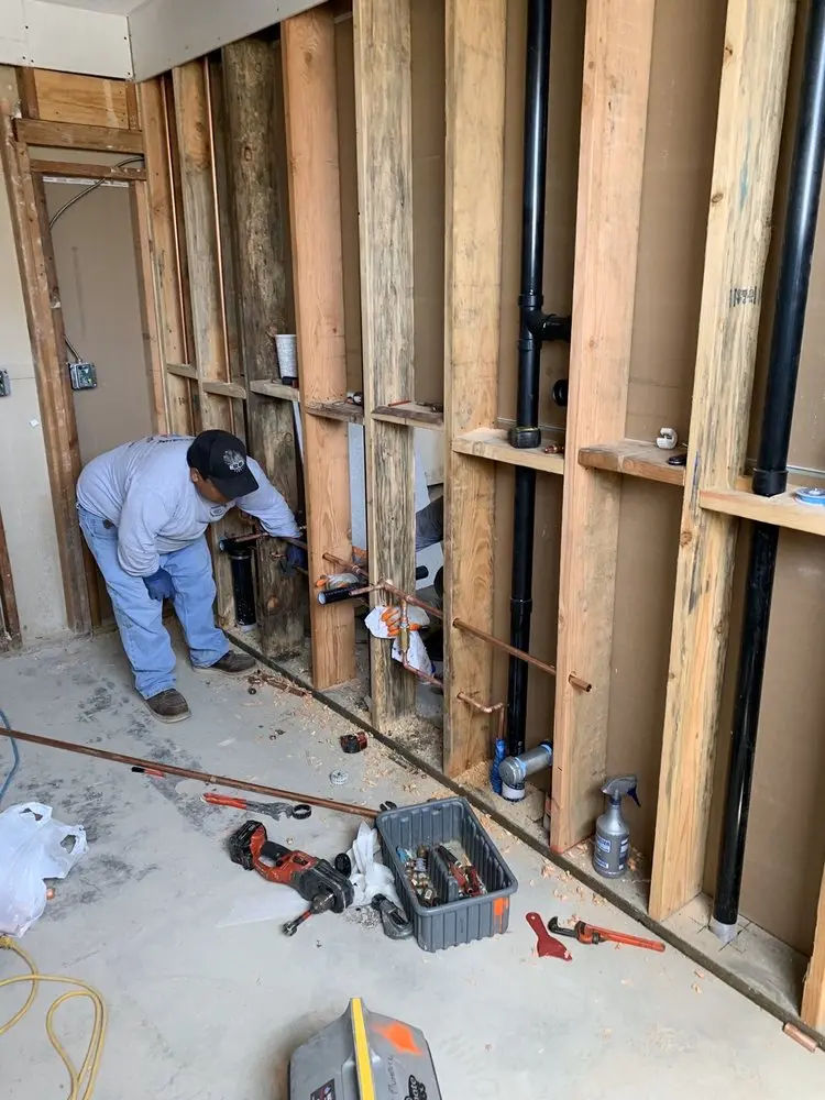 Commercial rough-in plumbing for Water Heater Replacement in Colusa